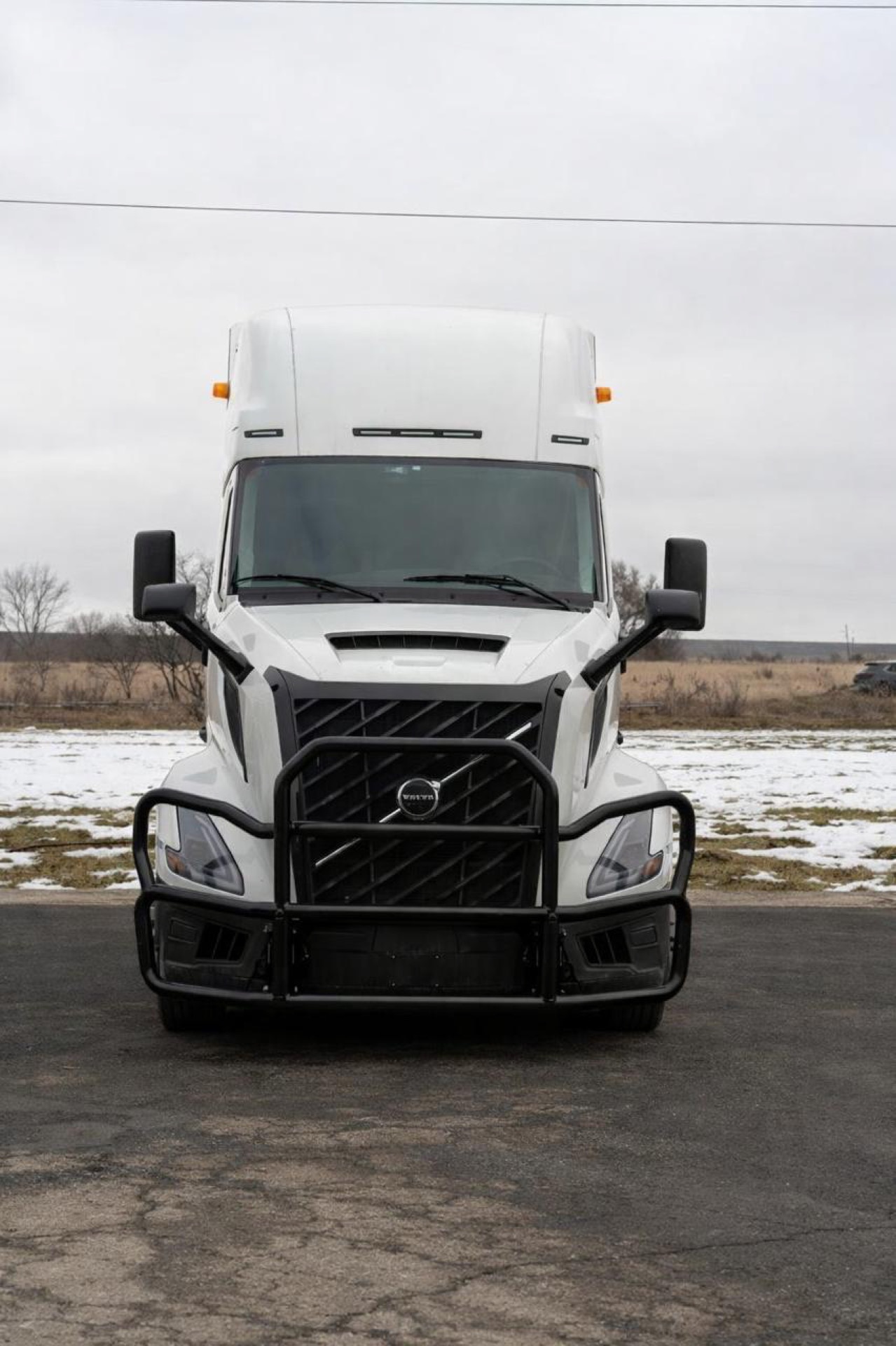MDX Line Volvo truck front view showing well-maintained equipment